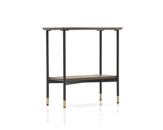 Stolik Maze L07-60 30x60x60 Czarny/Brązowy