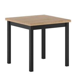 Stół ST25-FX 80x80 Dąb Złoty Craft/Czarny