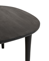 Stół Jadalniany LAMINAR Fi120cm Czarny