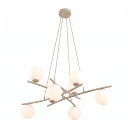 Lampa Wisząca ESSA 8 Beżowy/Opal