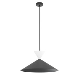 Lampa Wisząca RALF 1M Czarny/Biały