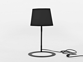 Lampa Stołowa Shade Table 15x35x40 Czarny