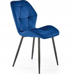 Krzesło K453 Czarny/Granatowy