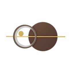 Lampa Ścienna MOONS Złoty