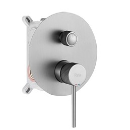 Zestaw Natryskowy LUNGO STRIPE BOX Nikiel Szczotkowany