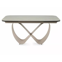 Stół Rozkładany INFINITY Ceramic (240-160)x95cm Beż Mat/Kaszmir
