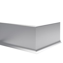 Listwa Przypodłogowa LP100 Anodowana 250 cm Srebrny