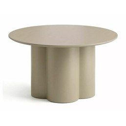 Ława ROSALIA Fi80cm Ciemny Beż Mat