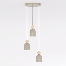 Lampa Wisząca MESI 3 PREM Beżowy