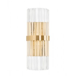 Lampa Ścienna MILAGRO Złoty/Transparentny