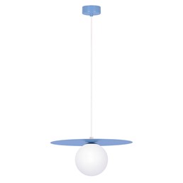 Lampa Wisząca ROBIN K-5446 Niebieski/Biały