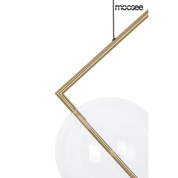 Lampa Wisząca ECHO Złoty/Transparentny