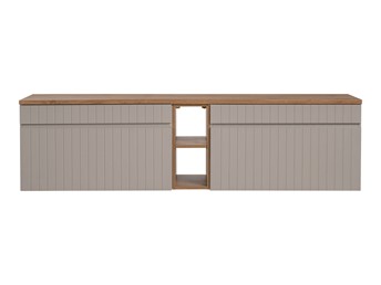 Zestaw ICC B 81-01 180cm (2x Szafka + Regał + Blat) Kaszmirowy/Dąb