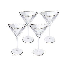 Komplet (4 szt.) Kieliszek do Martini HOMMAGE 240ml