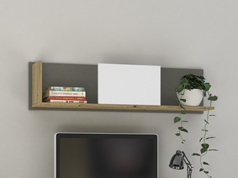 Półka FINI 10 Dąb Artisan/Biały