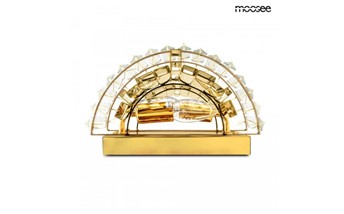 Lampa Ścienna TOWERS Złoty/Transparentny