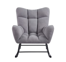 Fotel Bujany TEDDY FR4-FX Szary