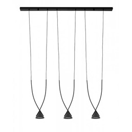 Lampa Wisząca ATLAS 3 Czarny
