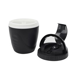 Lunchbox TRAVEL Okrągły Czarny