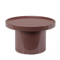 Stolik Kawowy OTILIA Fi50cm Czerwony