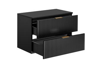 Szafka pod Umywalkę Adel Black 82-80-B-2S 46x80x57 Czarny