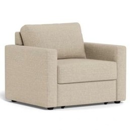 Fotel Rozkładany FLEURY Beżowy