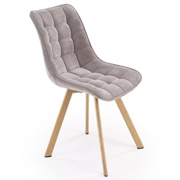 Krzesło K332_WD Naturalny/Popielaty