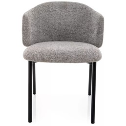 Krzesło OSAKA Szary/Czarny Mat