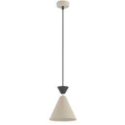 Lampa Wisząca KLEVER 1 Beżowy/Czarny