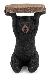 Stolik BEAR Czarny/Drewniany