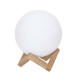 Lampa Stołowa Moon 19x15x15 Biały/Naturalny