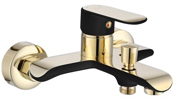 Bateria Wannowa BLOOM Czarny/Złoty