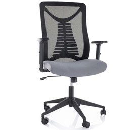 Fotel Obrotowy Q-330R Czarny/Szary