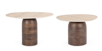 Zestaw Stolików YANISHA Brązowy