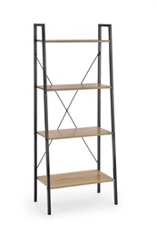 Regał Narvik Reg-2 32x60x148 Czarny/Dąb Sonoma