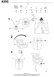 Krzesło K595 Popielaty