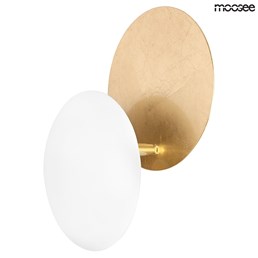 Lampa Ścienna ECLISE Złoty/Biały