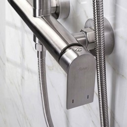 Zestaw Natryskowy HUNTER Nikiel Szczotkowany