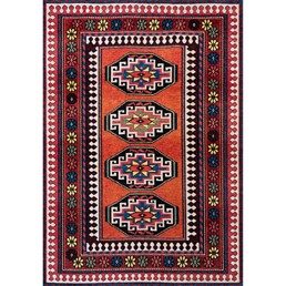 Dywan ANTALIA RED MIX 9844 240x340 cm Czerwony
