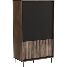 Szafa SWING S-1 Orzech/Czarny