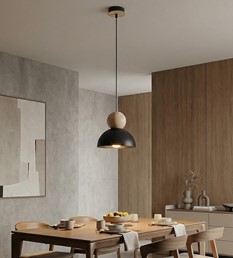 Lampa Wisząca KAKI 1S Czarny