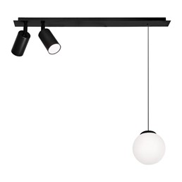 Lampa Sufitowa ALBIO K-4137 Czarny/Biały Matowy