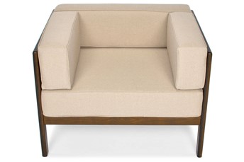 Fotel Ogrodowy EDEN Brązowy/Beżowy