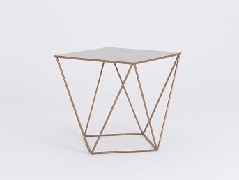 Stolik Daryl Metal  55x55x55 Złoty