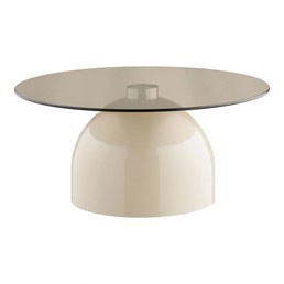 Stolik Kawowy RAVELLO fi70 Beżowy