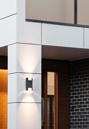 Kinkiet Zewnętrzny SLOT K-8145 Czarny/Biały