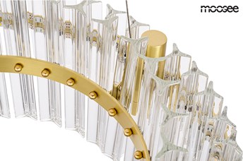 Lampa Wisząca SATURNUS 47 DUO Złota