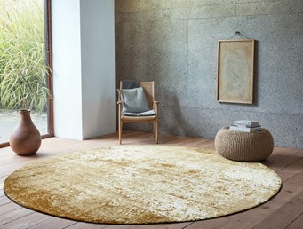 Dywan VIRGIN LAND Mercury Round 9654 240x240 cm Żółty/Beżowyy