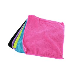 Zestaw 5 Ścierek z Mikrofibry 30x28cm Wielokolorowy