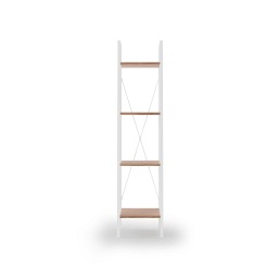 Regał NARVIK REG-1 Biały/Dąb Sonoma